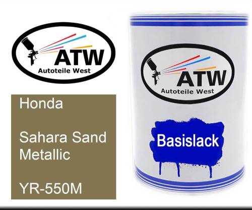 Honda, Sahara Sand Metallic, YR-550M: 500ml Lackdose, von ATW Autoteile West.